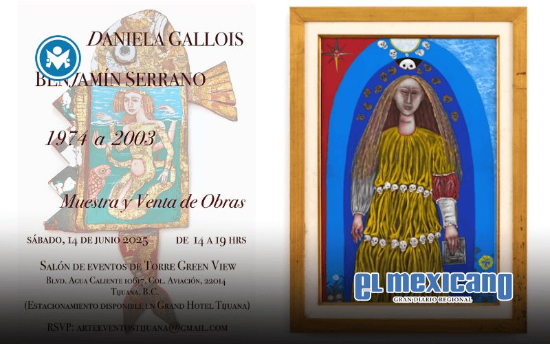 Gallois y Serrano, dos voces del arte tijuanense, regresan con exposici&oacute;n en Tijuana