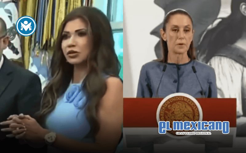 Kristi Noem acusa a Claudia Sheinbaum de "incitar violencia" en protestas de Los Ángeles Kristi Noem acusa a Claudia Sheinbaum de "incitar violencia" en protestas de Los Ángeles