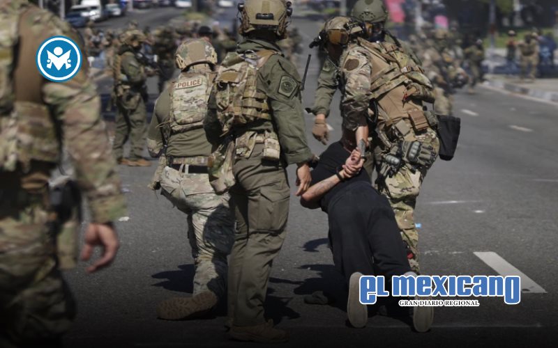 42 mexicanos detenidos en protestas contra redadas migratorias de Trump 42 mexicanos detenidos en protestas contra redadas migratorias de Trump