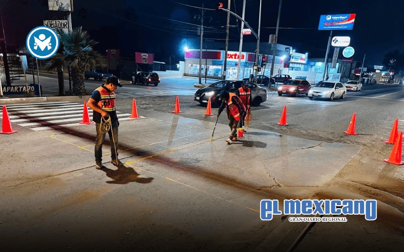 Realiza gobierno de Claudia Agatón labores nocturnas de remozamiento urbano Realiza gobierno de Claudia Agatón labores nocturnas de remozamiento urbano