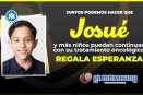 El sistema linfático de Josué se vio afectado por el cáncer, ayuda a un niño de 11 años a retomar su vida