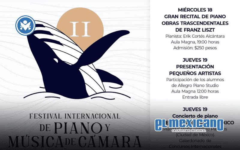 CEART Ensenada alberga la 2da edición del Festival Internacional de Piano y Música de Cámara
