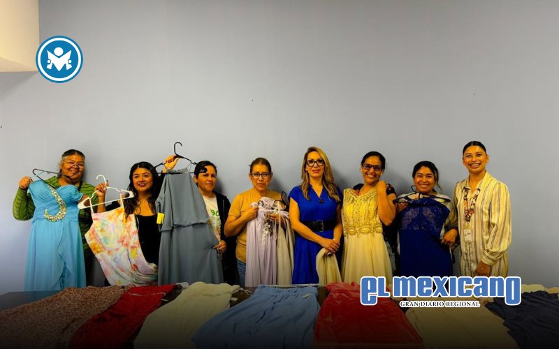 Entrega CEJUM vestidos y trajes para graduaciones a mujeres, sus hijas e hijos