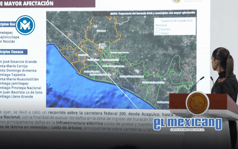 Sheinbaum coordinará desde Oaxaca esfuerzos ante Erick