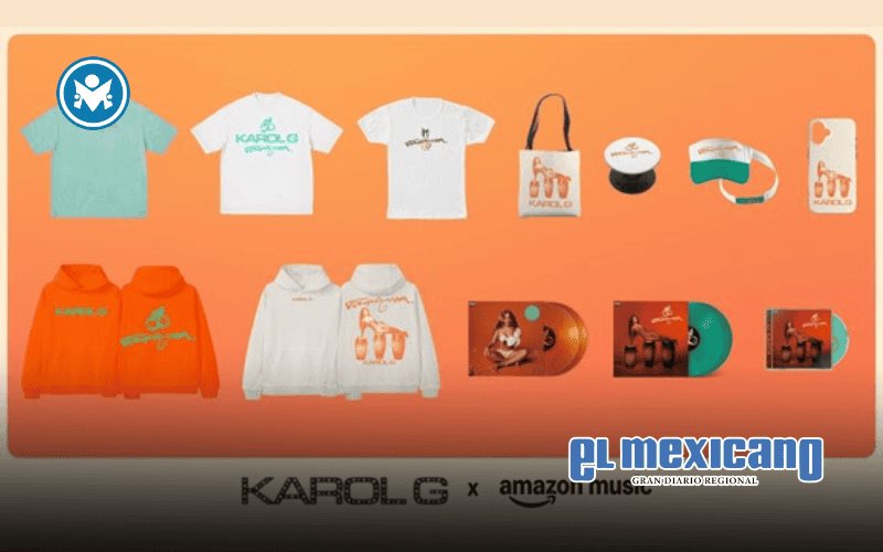 Amazon Music lanza colección exclusiva de merch junto a KAROL G por su nuevo álbum Tropicoqueta Amazon Music lanza colección exclusiva de merch junto a KAROL G por su nuevo álbum Tropicoqueta
