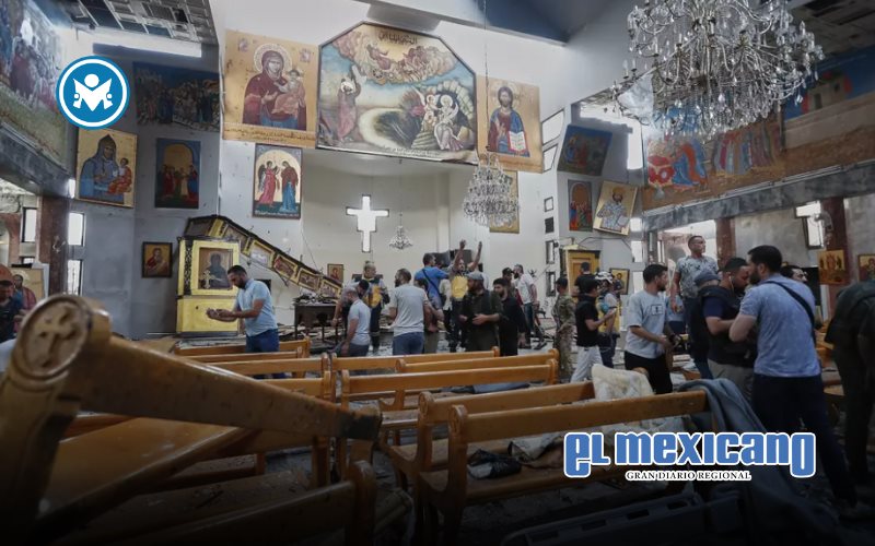 Atentado suicida en iglesia de Damasco deja víctimas Atentado suicida en iglesia de Damasco deja víctimas
