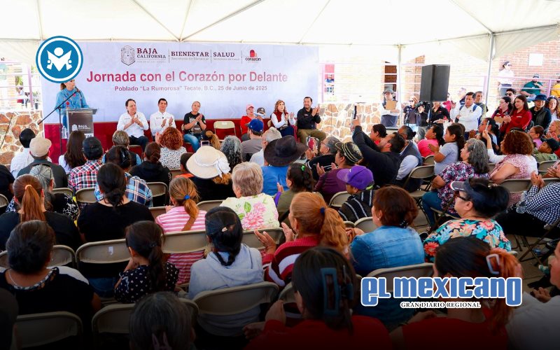 Jornada Con el Corazón por Delante en La Rumorosa, encabezada por Marina del Pilar, acerca servicios de salud gratuitos y trámites ciudadanos Jornada Con el Corazón por Delante en La Rumorosa, encabezada por Marina del Pilar, acerca servicios de salud gratuitos y trámites ciudadanos