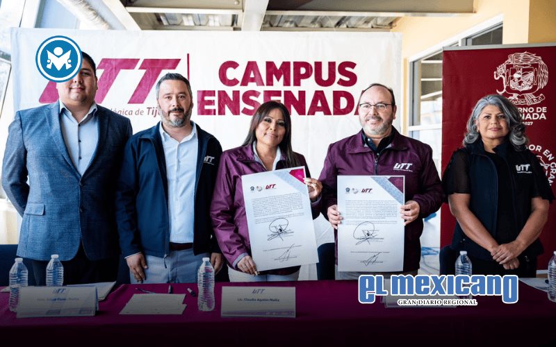 Firma alcaldesa Claudia Agatón convenio con la Universidad Tecnológica de Tijuana Firma alcaldesa Claudia Agatón convenio con la Universidad Tecnológica de Tijuana
