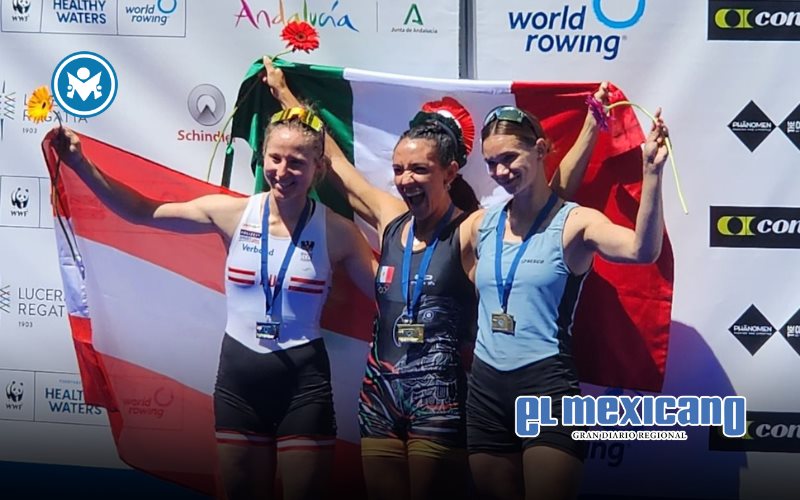 Kenia Lechuga conquista el oro en la Copa del Mundo de Remo en Suiza