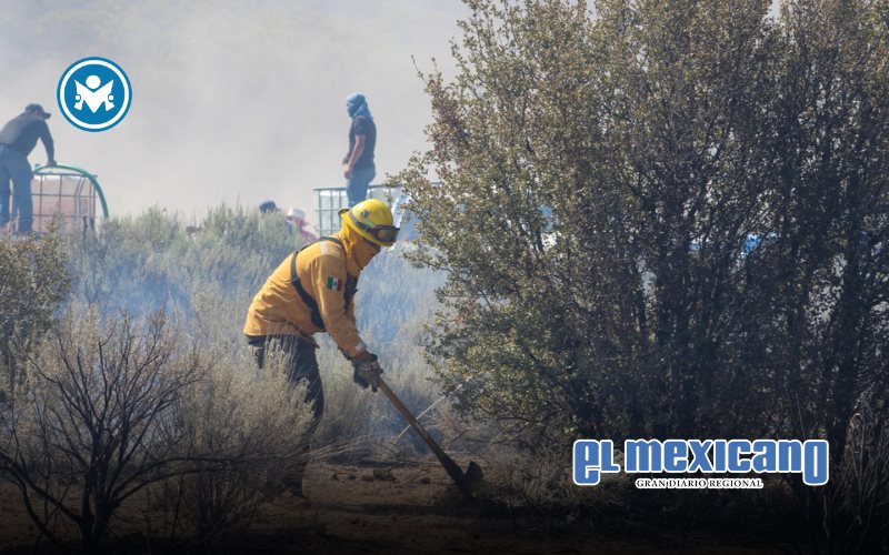 Aumenta al 95 % el control del incendio "Guadalajara 2" en Tecate