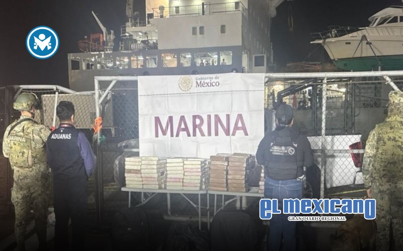 Marina asegura 200 kg de cocaína en contenedor en puerto de Ensenada Marina asegura 200 kg de cocaína en contenedor en puerto de Ensenada