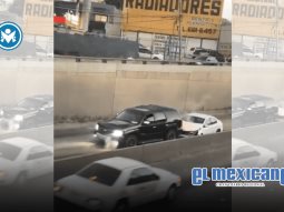 Choque en la 5 y 10 terminó en pelea entre conductores