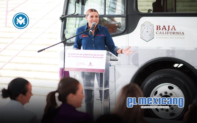 Fortalece gobierno de Marina del Pilar la movilidad para mujeres en Ensenada; anuncian ampliación de Ruta Violeta hasta Maneadero