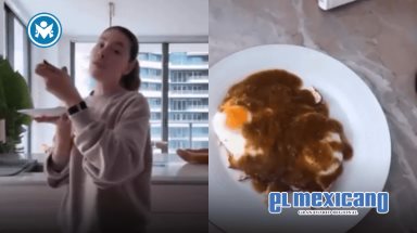 Michelle Salas da receta de chilaquiles fit en Instagram y se desatan memes