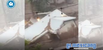 Casa es arrastrada por corriente en Nuevo México, EE.UU.