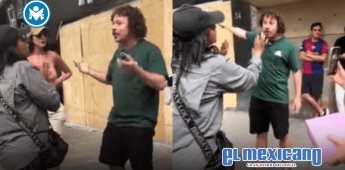 Luisito Comunica protagoniza tensa discusión en marcha contra la gentrificación en CDMX