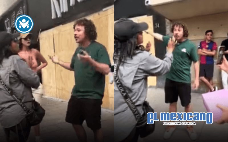 Luisito Comunica protagoniza tensa discusión en marcha contra la gentrificación en CDMX
