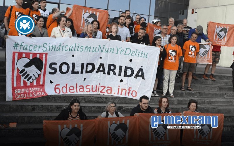 Condenadas "Las Seis de La Suiza" por protestas en Gijón; ingresan en prisión Condenadas "Las Seis de La Suiza" por protestas en Gijón; ingresan en prisión
