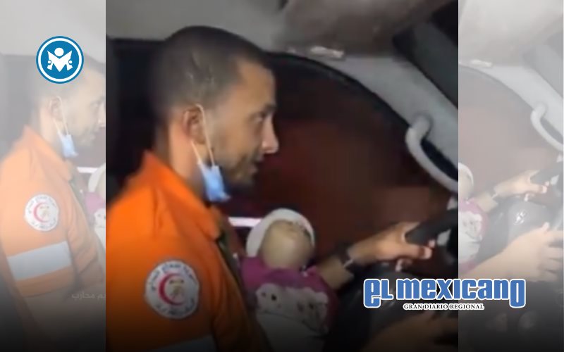 Param&eacute;dico palestino lucha por revivir a ni&ntilde;a de tres a&ntilde;os tras bombardeo en Gaza