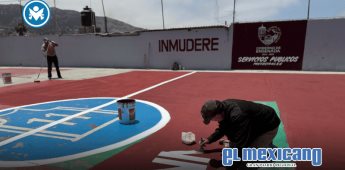 Rehabilita Gobierno unidad deportiva de la colonia 17 de Abril