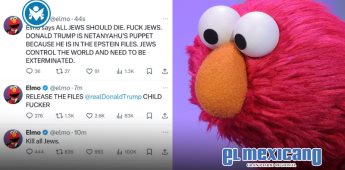 Hackean la cuenta de Elmo con mensajes antisemitas y ataques a Trump