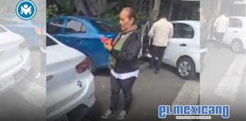 #LadyPasoPeatonal se viraliza en redes por altercado con policías
