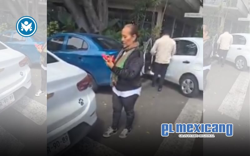 #LadyPasoPeatonal se viraliza en redes por altercado con policías