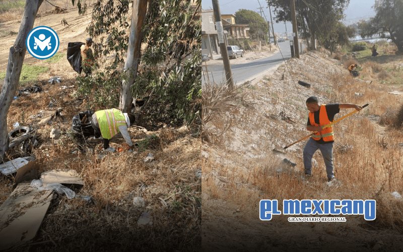 Retiran 76 toneladas de basura en jornada de limpieza en la presa Emilio López Zamora
