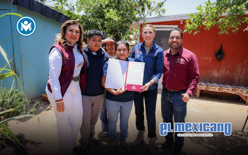 Beneficia estrategia Corazones con títulos de vivienda, parques y espacios para atender a quienes más lo necesitan en San Quintín: Gobernadora Marina del Pilar