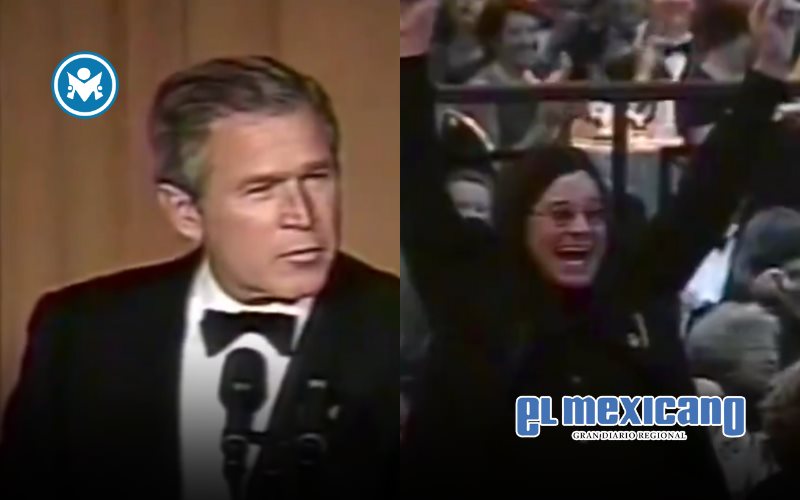 George Bush sorprendió con mención a Ozzy Osbourne en ceremonia de prensa de 2002