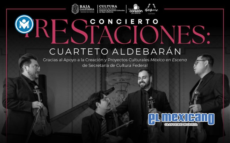 Cuarteto Aldebarán se presenta en los CEART de Tijuana, Rosarito y Ensenada Cuarteto Aldebarán se presenta en los CEART de Tijuana, Rosarito y Ensenada