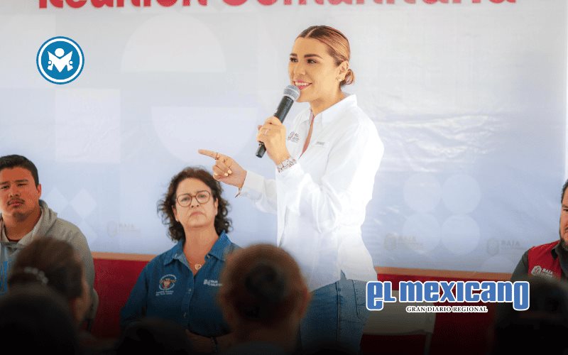 Marina del Pilar recorre colonias de Playas de Rosarito para escuchar y atender de frente a la comunidad