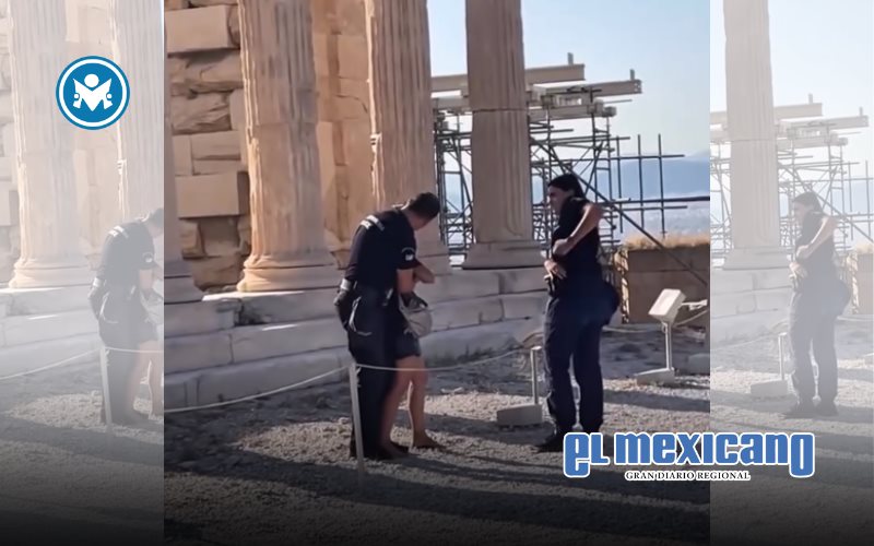 Arrestan a turista por ingresar sin permiso al templo de Erechtheion en Grecia Arrestan a turista por ingresar sin permiso al templo de Erechtheion en Grecia