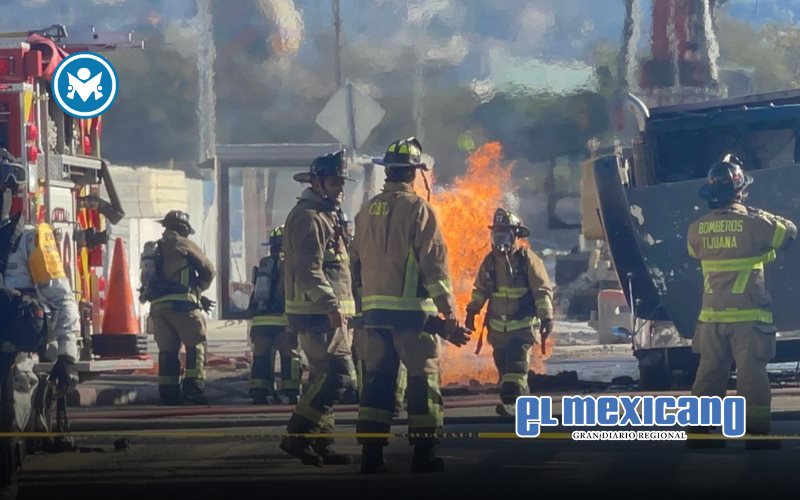 Bomberos atendieron fuga de gas de una tubería Bomberos atendieron fuga de gas de una tubería