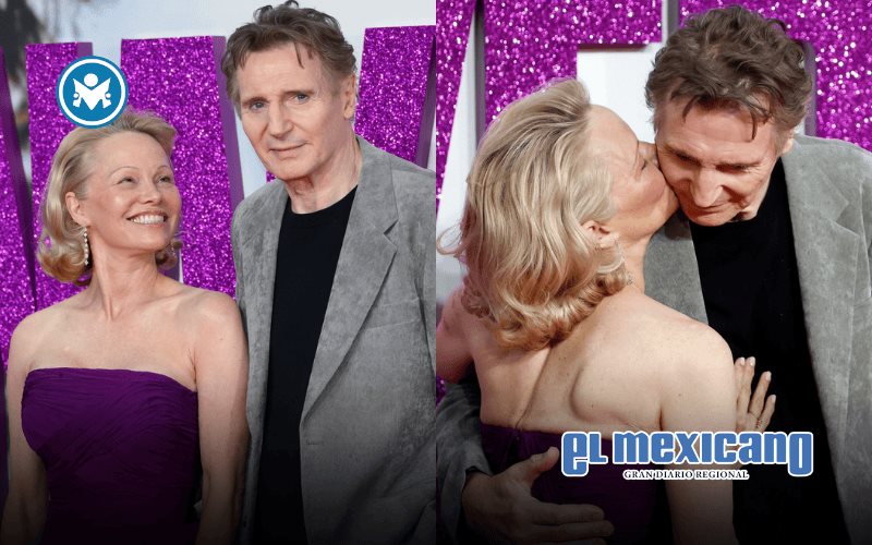 Liam Neeson y Pamela Anderson desatan furor con posible romance fuera del set