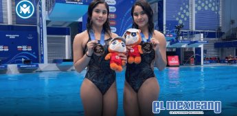 Gemelas mexicanas de 14 años ganan histórico bronce en Mundial de Clavados