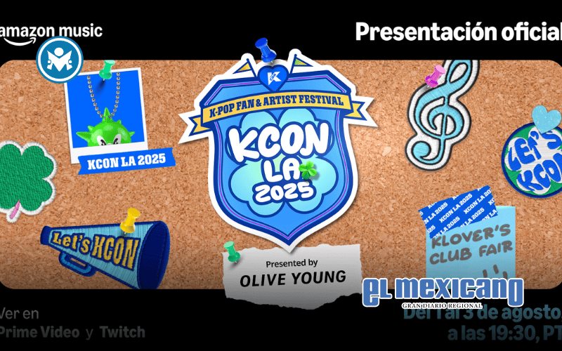 Amazon Music transmitirá en vivo KCon LA 2025 Amazon Music transmitirá en vivo KCon LA 2025