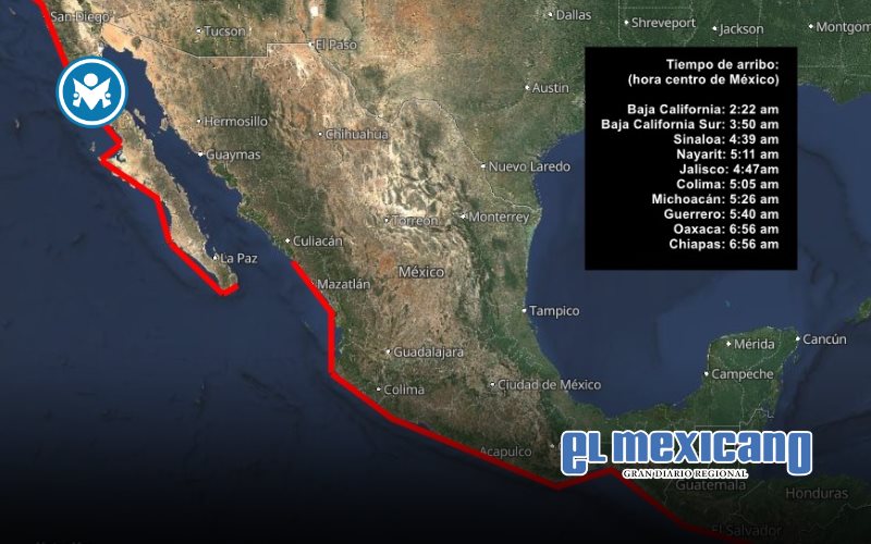 Cancelan alerta de tsunami para el Pacífico mexicano tras sismo en Rusia