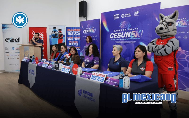 Anuncian Carrera CESUN 5K a favor de la salud mental