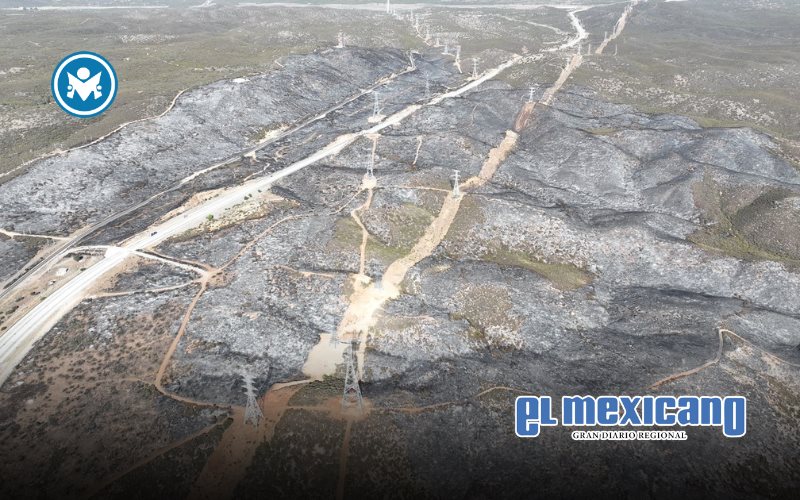 Liquidaron incendio forestal en el kilómetro 85 de la carretera libre Tecate–Mexicali