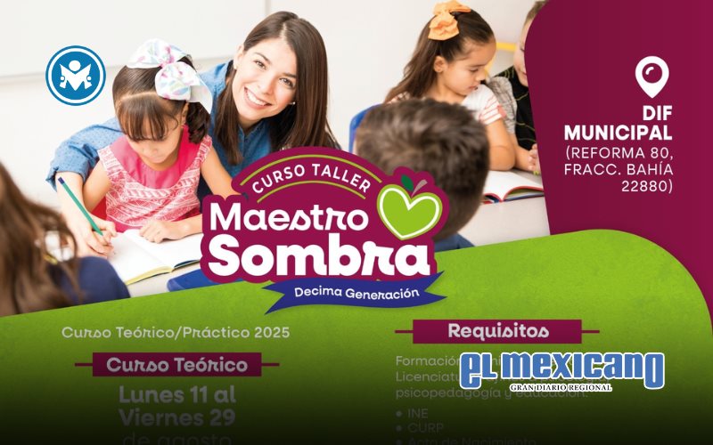 Inicia DIF Ensenada inscripciones para curso Maestro Sombra Inicia DIF Ensenada inscripciones para curso Maestro Sombra
