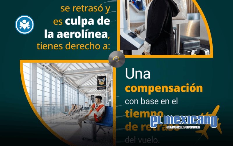 &iquest;Vuelo retrasado o cancelado? La Profeco te explica tus derechos