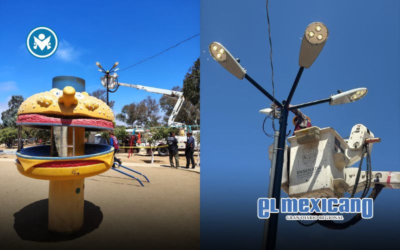 Nuevas luminarias LED iluminan el parque La Amistad