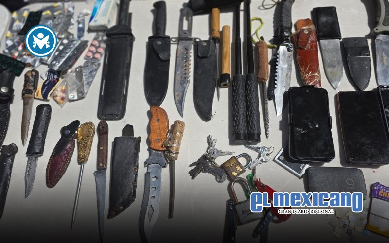 Operativo sorpresa en Puente Grande revela arsenal y celulares prohibidos en penal