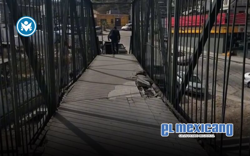 Rehabilitarán puente peatonal del Libramiento Rosas Magallón
