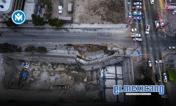 Atendió Gobierno Municipal el colapso de una estructura en la Zona Centro