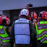 Atendió Gobierno Municipal el colapso de una estructura en la Zona Centro