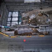 Atendió Gobierno Municipal el colapso de una estructura en la Zona Centro