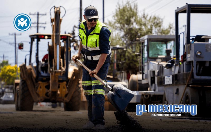 Avanzan trabajos de pavimentación en la calle 16 de la Zona Centro: CAM