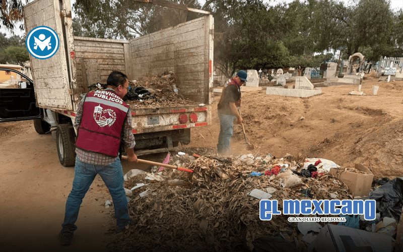 Realiza gobierno jornada de limpieza en el Panteón Municipal No. 3
